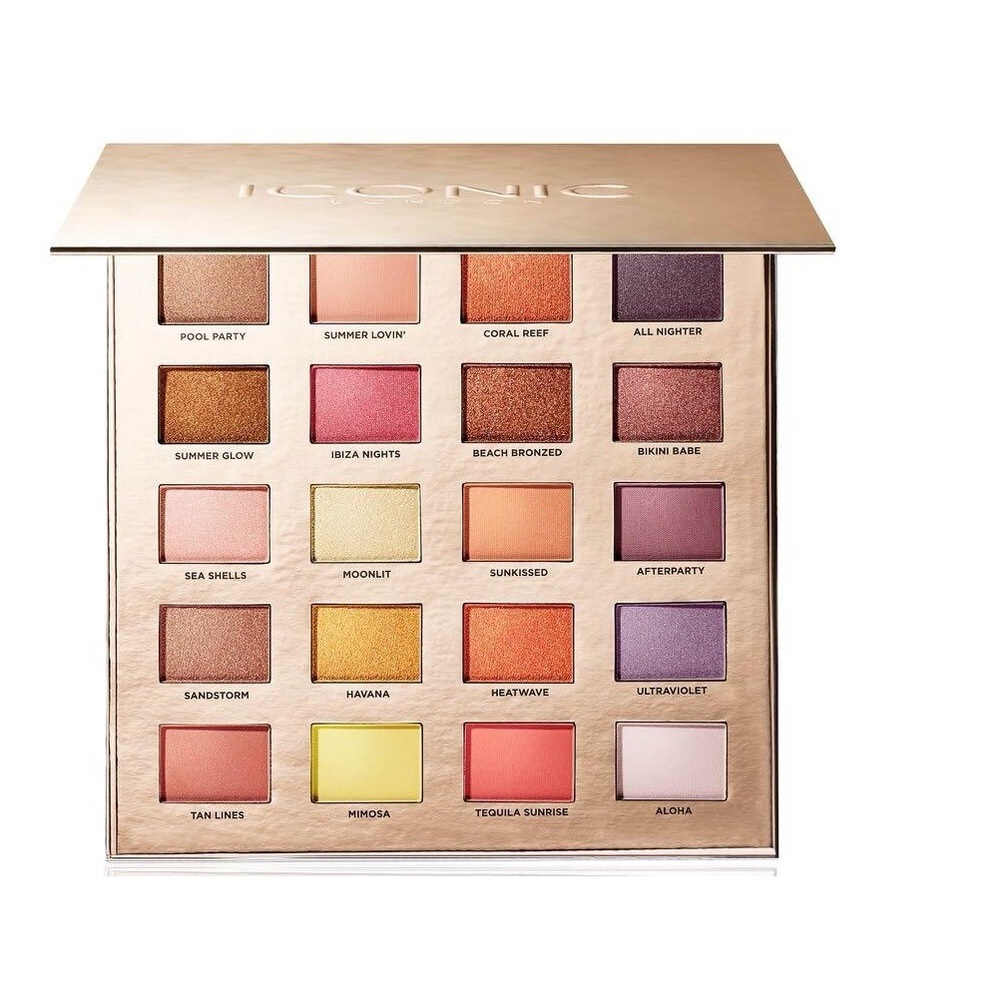NIB Iconic London Sunset to Sunrise Eyeshadow Palette 20 Shades Makeup Favorite